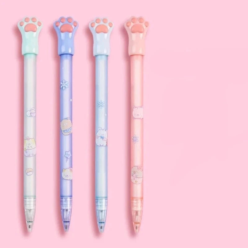 0.5/0.7Mm Mechanical Pencils Cute Bear 2B Automatic Pencils Kawaii Stationery Kids Gifts Writing Tool School Office Press Pens