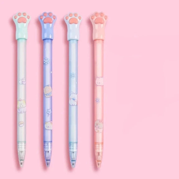 0.5/0.7Mm Mechanical Pencils Cute Bear 2B Automatic Pencils Kawaii Stationery Kids Gifts Writing Tool School Office Press Pens