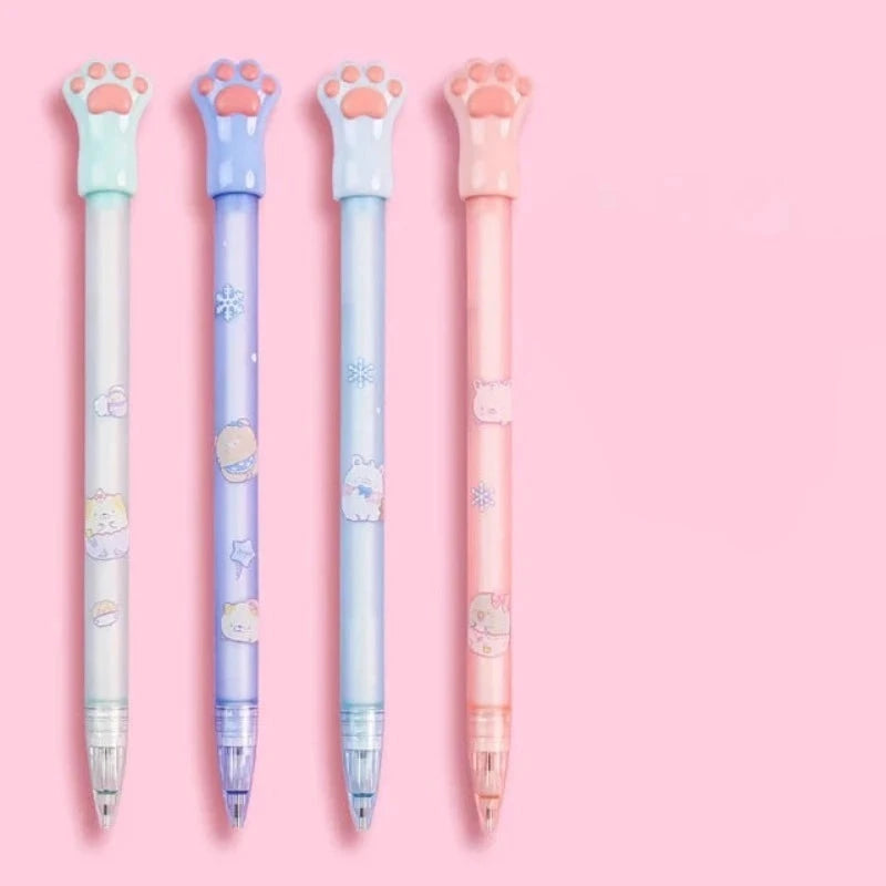 0.5/0.7Mm Mechanical Pencils Cute Bear 2B Automatic Pencils Kawaii Stationery Kids Gifts Writing Tool School Office Press Pens