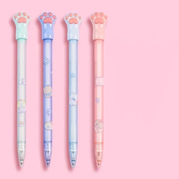 0.5/0.7Mm Mechanical Pencils Cute Bear 2B Automatic Pencils Kawaii Stationery Kids Gifts Writing Tool School Office Press Pens