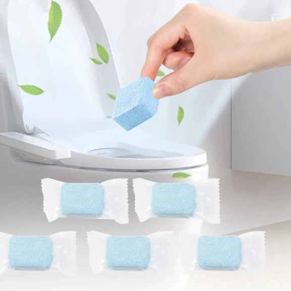 12Pcs Toilet Cleaning Effervescent Tablets Air Freshener Cleaner Decontamination Deodorant Urine Stains Remover Deodorant Tools