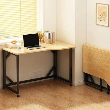 Wooden Folding Desk for Compact Workspaces