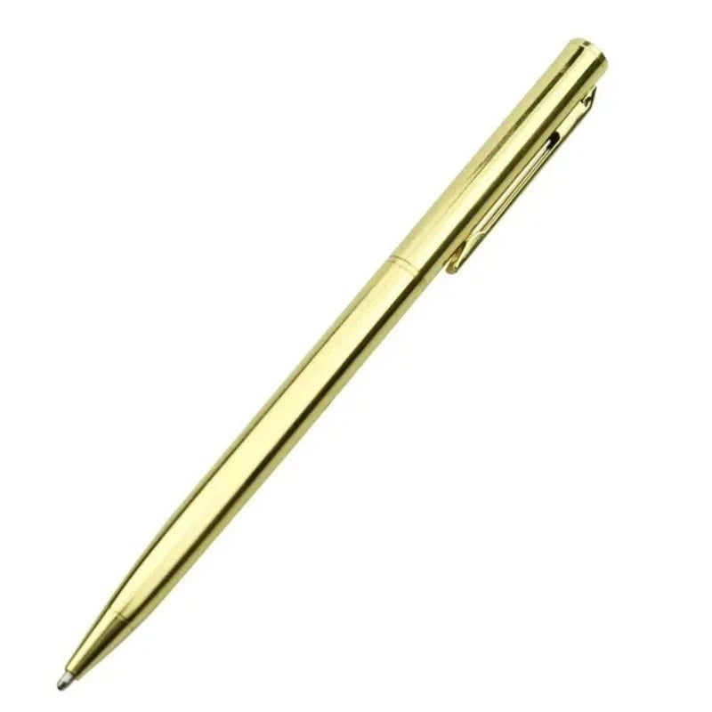 1~5 Pcs Ballpoint Pen 1.0Mm Metallic Signature Business Office Gift Pen Gold Silver Rose Gold Three Color Optional