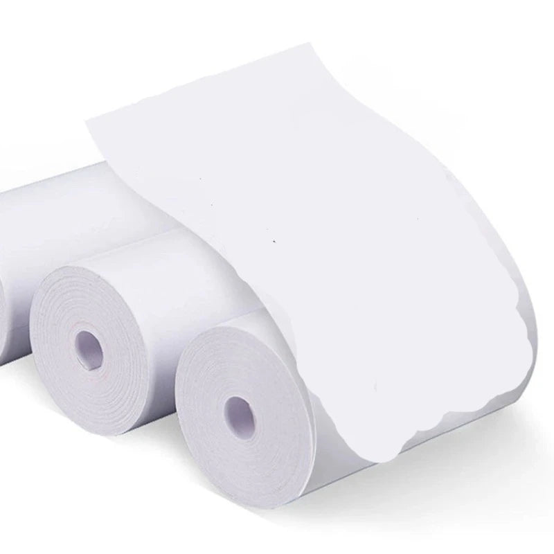 10Rolls 57X25 MM Thermal Paper White Children Camera Instant Print Kids Camera Printing Paper Replacement Accessories Parts