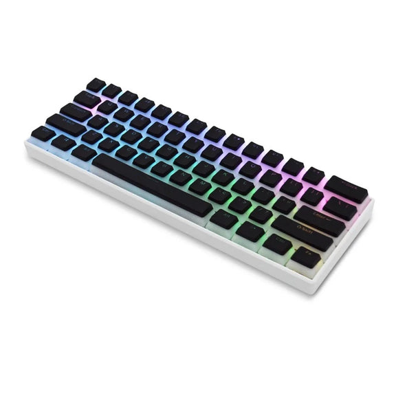 129 Keys Pudding Keycaps OEM Profile PBT Double Shot Keycap for Mx Switch Mechanical Keyboard ISO Layout RGB Backlit Key Caps