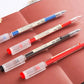 12Pcs/Lot Japan Fine Point Pen 0.35Mm Black Blue Red Ink Gel Pen Ballpoint Pen School Office Student Writing Stationery Supply