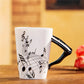 240Ml Creative Music Ceramic Mug Guitar Violin Style Cute Coffee Tea Milk Stave Mugs and Cups with Handle Novelty Gifts