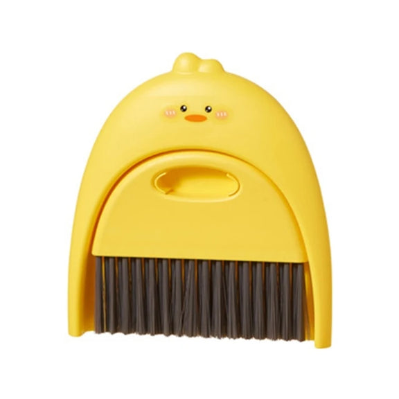 Mini Cartoon Broom Dustpan Suit Multifunction Household Cleaning Accessories for Bed Sofa Dining Table Cleaning Supplies