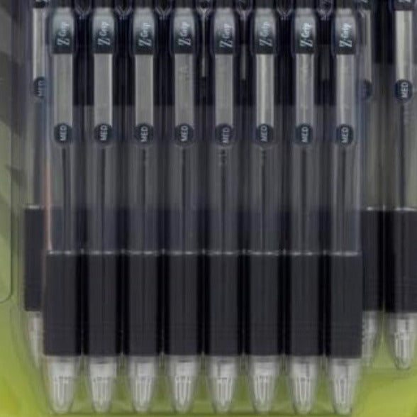 Z-Grip Retractable Ballpoint Pen, 1.0Mm, Black Ink, 18 Pack (22218)