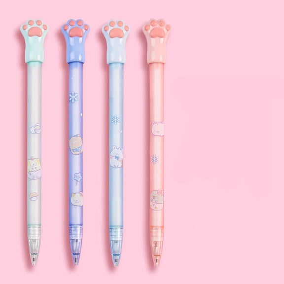 0.5/0.7Mm Mechanical Pencils Cute Bear 2B Automatic Pencils Kawaii Stationery Kids Gifts Writing Tool School Office Press Pens