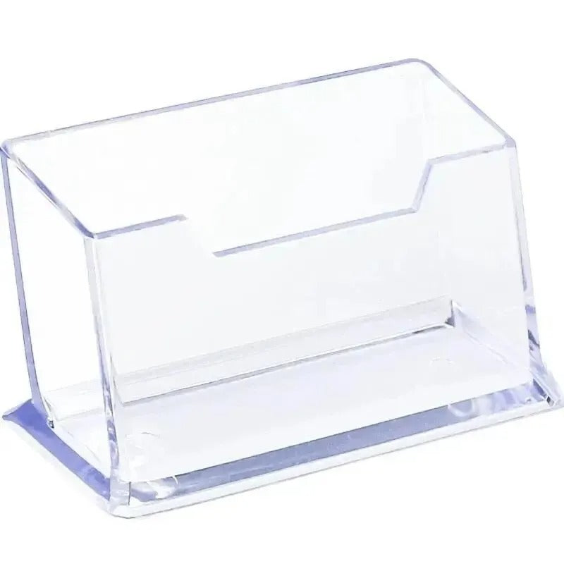 Transparent Desktop Bussiness Card Holder Place Card Holder