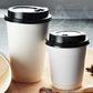 50 Pcs Takeaway Cups Paper Espresso Coffee Lids Hot Drink Treated