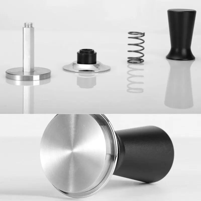 51Mm 53Mm 58Mm Espresso Tamper Barista Coffee Tamper with Calibrated Spring Loaded Stainless Steel Tampers