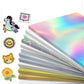 10 Sheets Printable Vinyl Sticker Paper Waterproof A4 Transparent Copy Paper for Inkjet Printer DIY Self-Adhesive Label Stickers