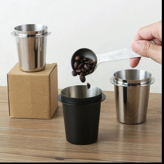 58/53/51Mm Coffee Dosing Cup Sniffing Mug for Espresso Machine Wear Resistant Stainless Steel Coffee Dosing Cup Drop Shipping