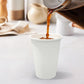 100 Count 12 Oz Coffee Cups, Leak-Free Food Safe Paper Cups 12 Oz, Disposable Coffee Cups, Hot Paper Coffee Cups 12Oz, White Paper Cups for Cold and Hot Drinks