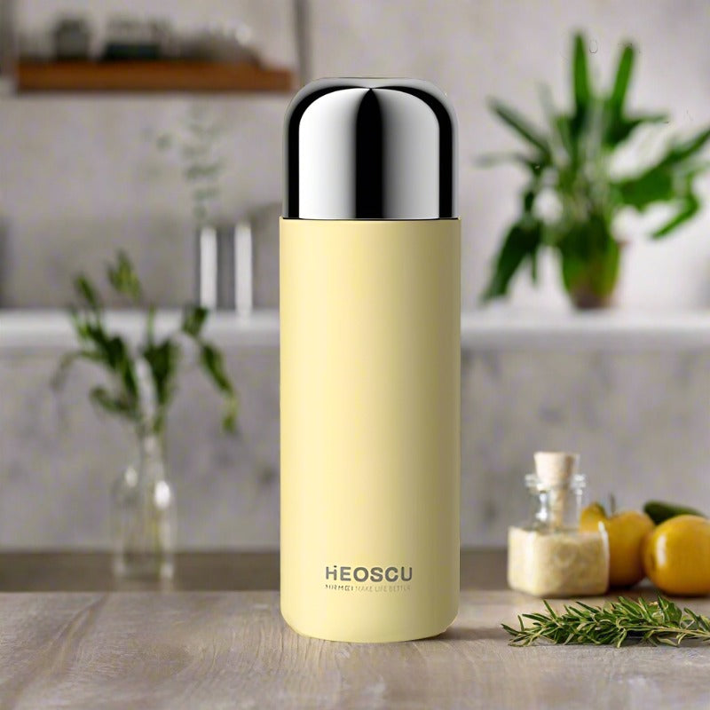 500Ml, Large Capacity Insulated Mug , Stainless Steel Insulated Water Bottle, Outdoor, Portable, Thermal Water Bottle , Warm Wat