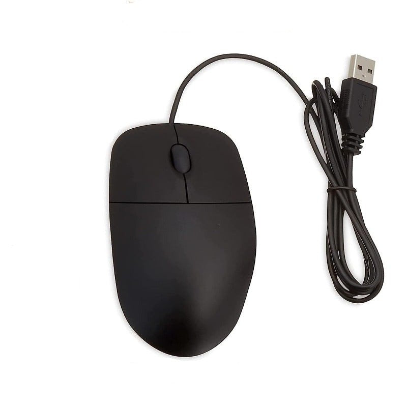 3-Button USB Wired Computer Mouse (Black) 1-Pack