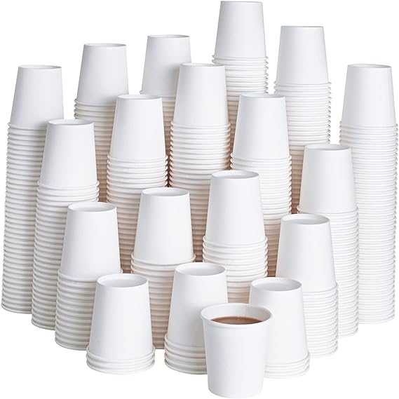 LITOPAK 500 Pack 4 oz Paper Cups, Disposable