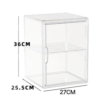 Storage Box Organizer for Fingures Acrylic Box Blind Box Showcase Jewelry Organizers Makeup Organizer for Bag