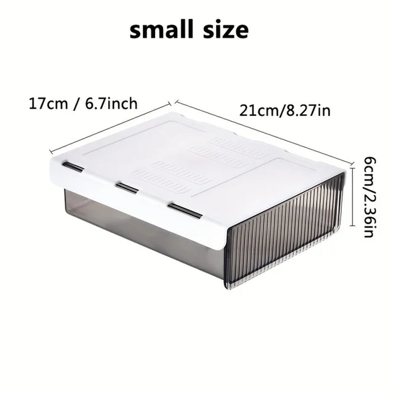 1 Self-Adhesive Hidden Space Drawer Organizer for Office, Classroom, Cabinet, Wardrobe, and Storage