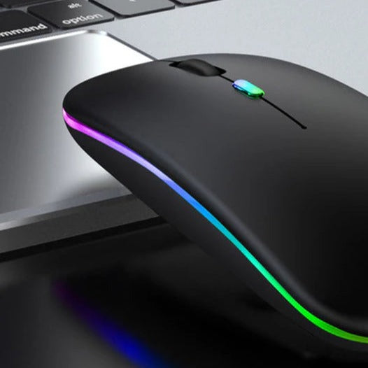 Wireless Mouse for Laptop PC Bluetooth RGB Rechargeable Mouses Wireless Computer Silent Mice LED Backlit Ergonomic Gaming Mouse