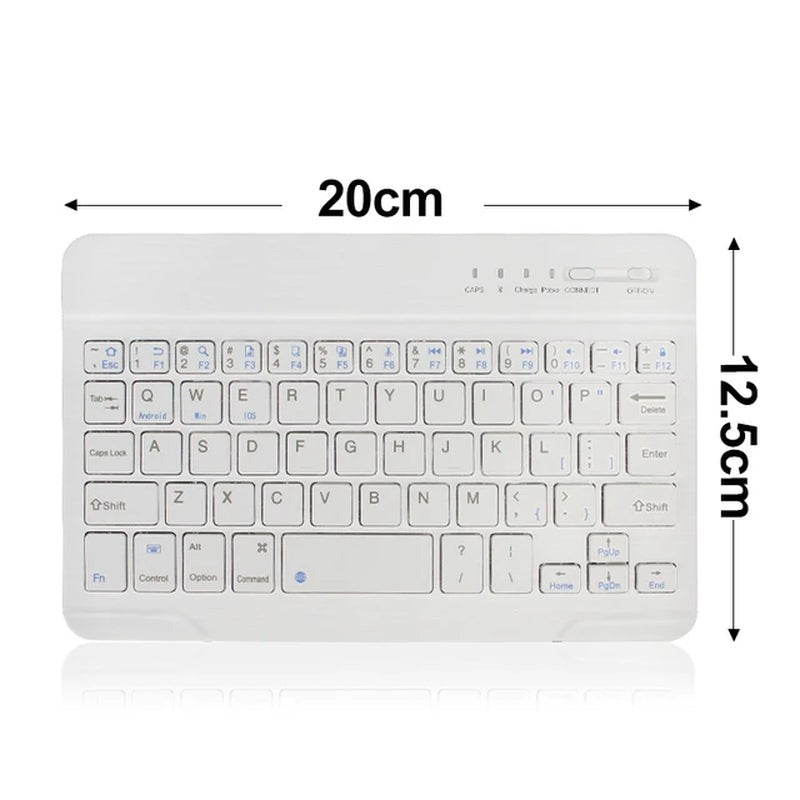 Bluetooth Wireless Keyboard Mini Keyboard for Laptop Tablet Phone Ipad Rechargeable Gaming Keyboard for Android Ios Windows