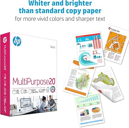 HP Multipurpose Printer Paper 20 lb - 96 Bright