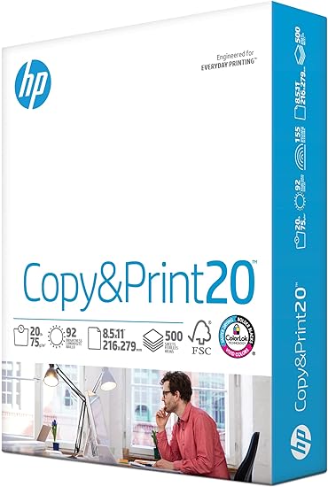 HP Premium Copy Paper, 500 Sheets, 92 Bright