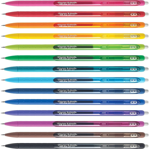 Inkjoy Pens, Gel Pens, Medium Point (0.7 Mm), Assorted, 14 Count