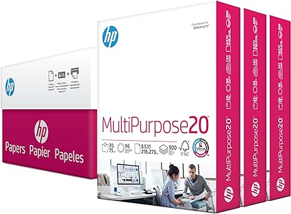 HP Multipurpose Printer Paper 20 lb - 96 Bright