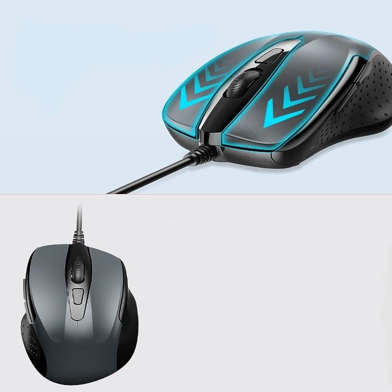 Ergonomic 6-Button USB Wired Mouse