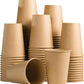 Lamosi 200 Pack 10 OZ Kraft Paper Cups, Brown