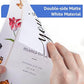 White Cardstock 8.5 x 11, 100 Sheets, 92lb