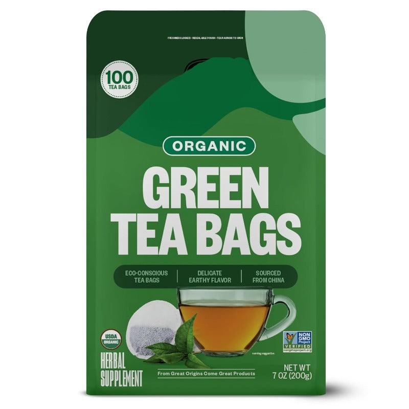 Organic Green Tea Eco-Conscious Tea Bags