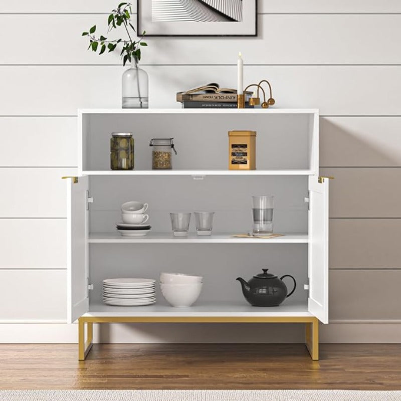 Stylish White Sideboard for Dining Room