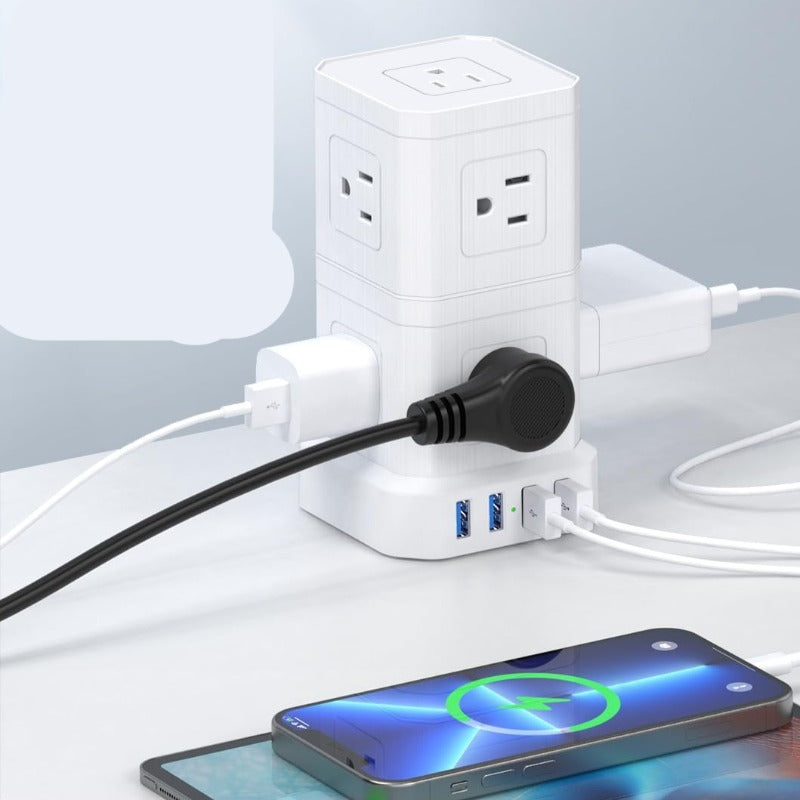 Compact Desk Charging Station