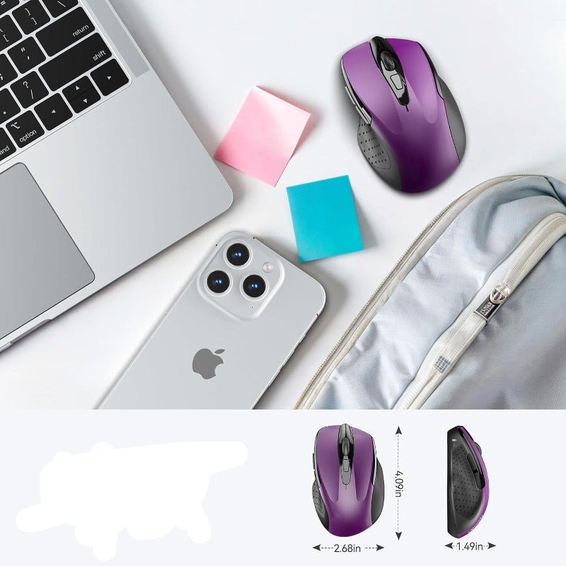 Wireless Mouse 2.4G Ergonomic Optical Mouse