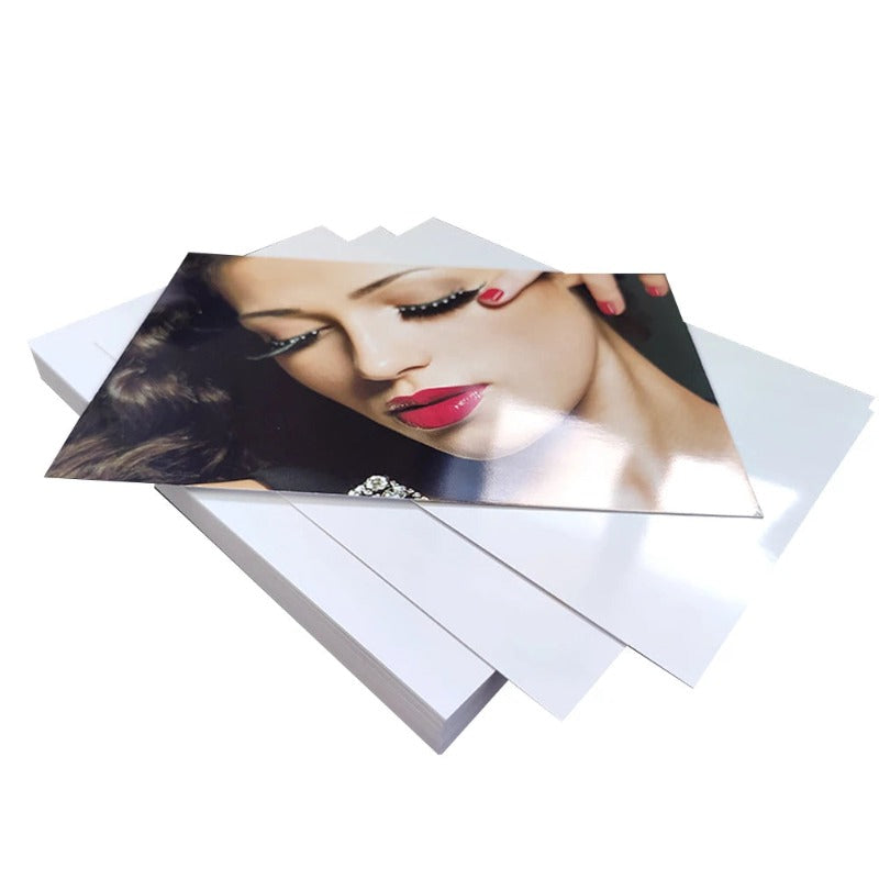 A4 100 Sheets Glossy Photo Paper 8.27 * 11.69 Inch 160Gsm 120G High Gloss Quick Dry for Canon Epson HP Color Inkjet Printer