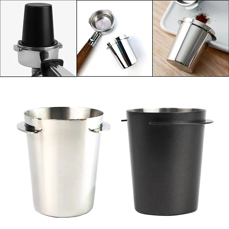 58/53/51Mm Coffee Dosing Cup Sniffing Mug for Espresso Machine Wear Resistant Stainless Steel Coffee Dosing Cup