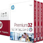 HP Premium 32 lb Paper, 100 Bright, 1,500 Sheets