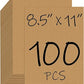 White Cardstock 8.5 x 11, 100 Sheets, 92lb