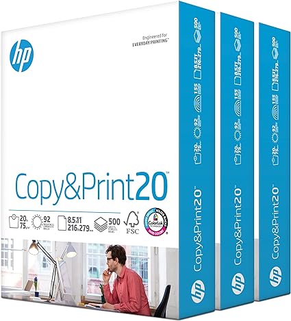 HP Premium Copy Paper, 500 Sheets, 92 Bright