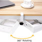 Desk Cable Management Tray 360 Rotating under Table Socket Hang Holder Power Strip Storage Rack Home Offices Wire Cord Organizer