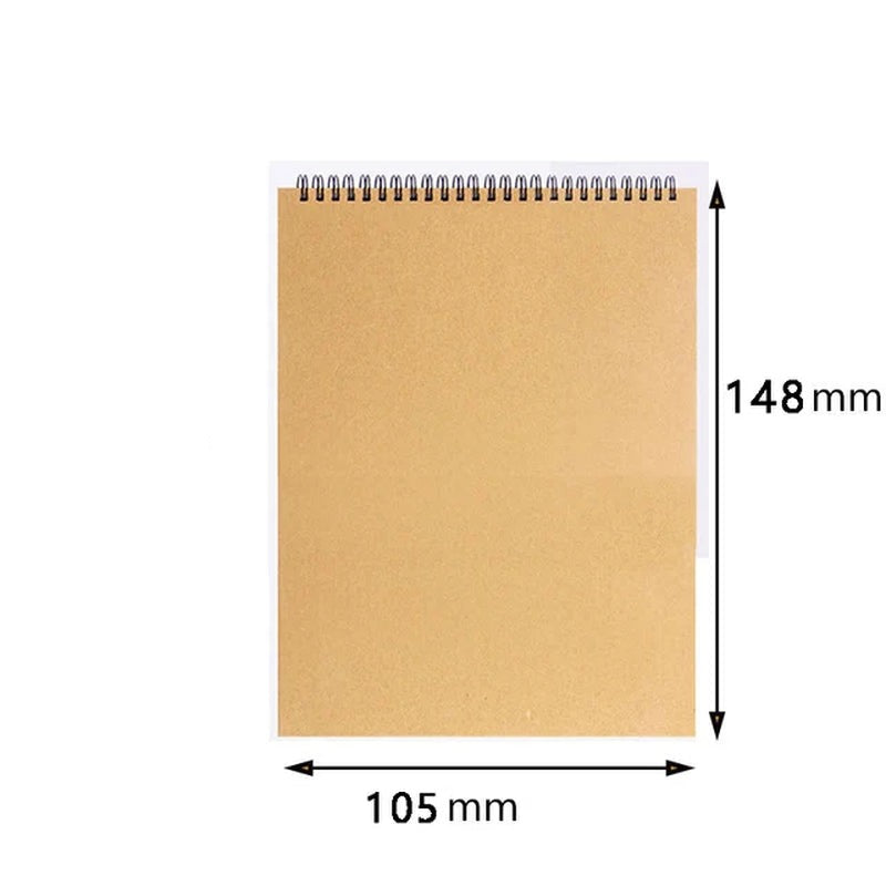 Professional Sketchbook Thick Paper Spiral Notebook Art School Supplies Pencil Drawing Notepad Stationery Cute Gel Pens Pencil