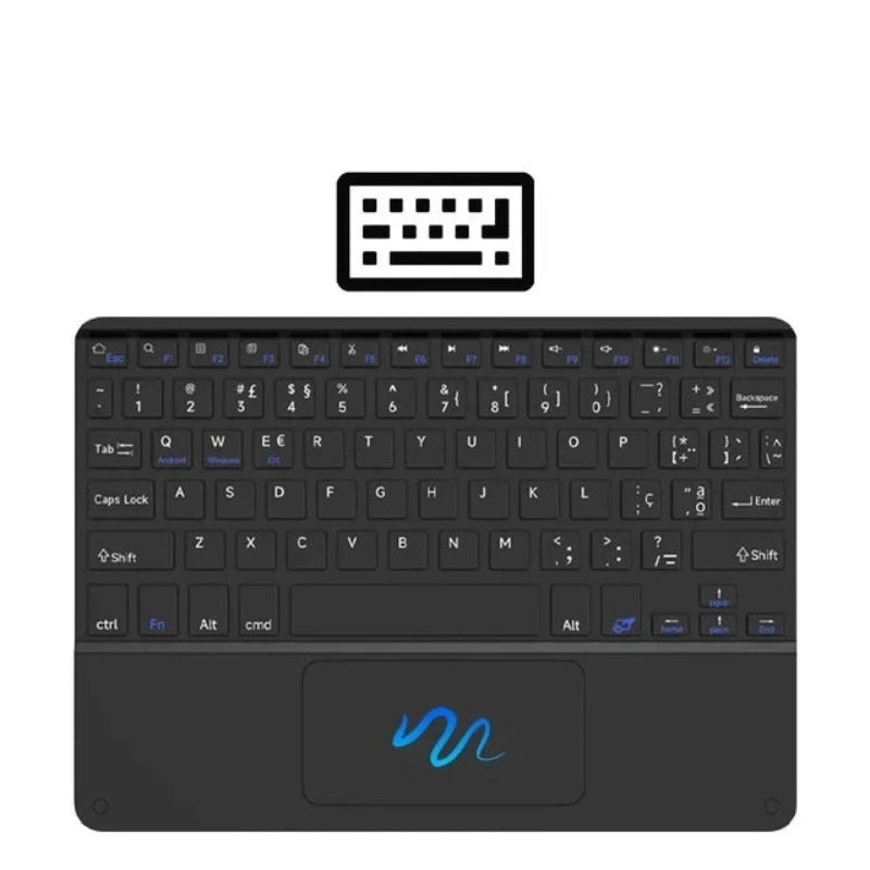 for Ipad Wireless Keyboard with Touchpad for Xiaomi Samsung Huawei Android Ios Windows Bluetooth Keyboard and Mouse