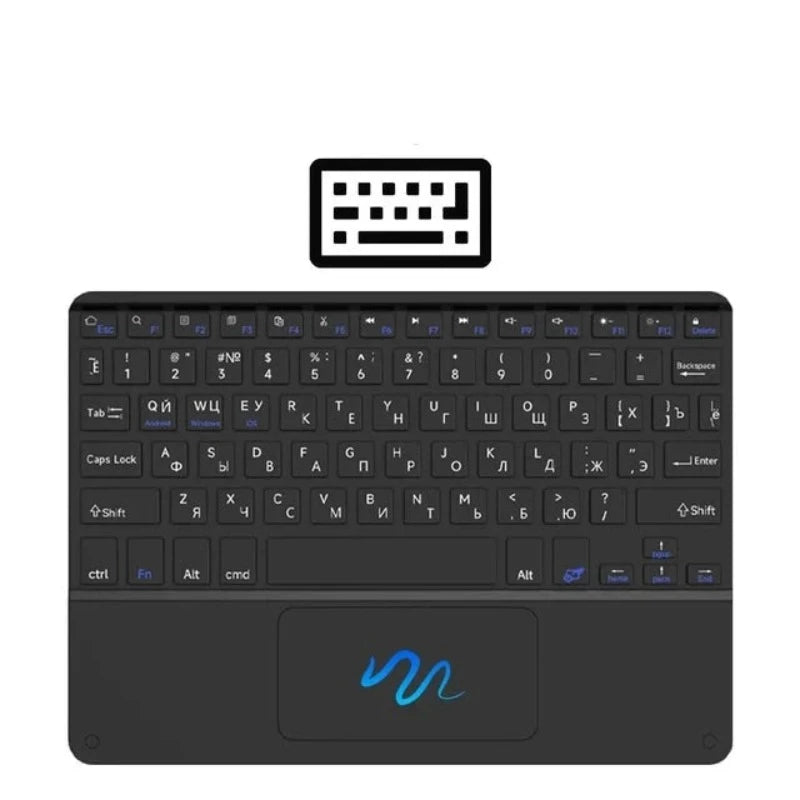 for Ipad Wireless Keyboard with Touchpad for Xiaomi Samsung Huawei Android Ios Windows Bluetooth Keyboard and Mouse