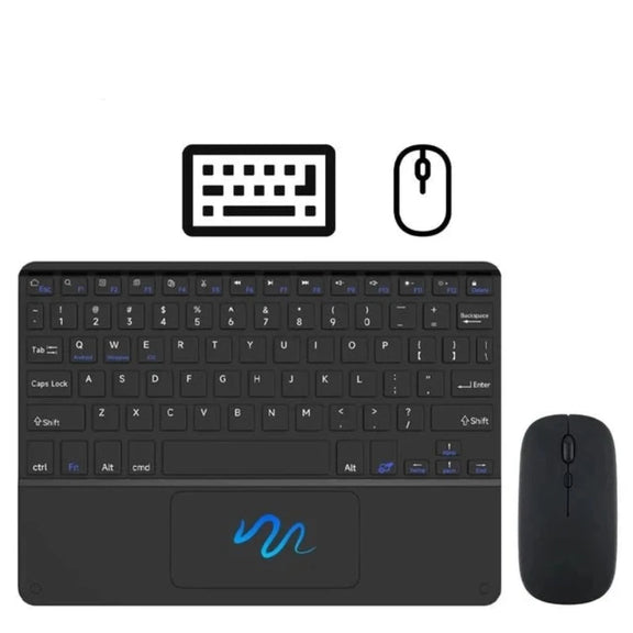 for Ipad Wireless Keyboard with Touchpad for Xiaomi Samsung Huawei Android Ios Windows Bluetooth Keyboard and Mouse