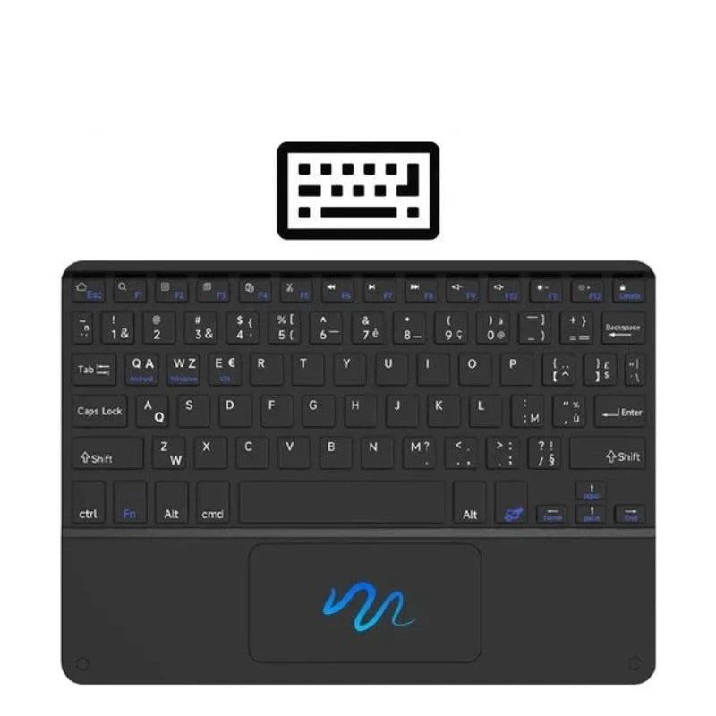 for Ipad Wireless Keyboard with Touchpad for Xiaomi Samsung Huawei Android Ios Windows Bluetooth Keyboard and Mouse