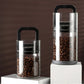 Coffee Beans Vacuum Sealed Tanks Kitchen Food Storage Clear Glass Container Tea Moisture-Proof Canister Home Fresh Keeping Cans